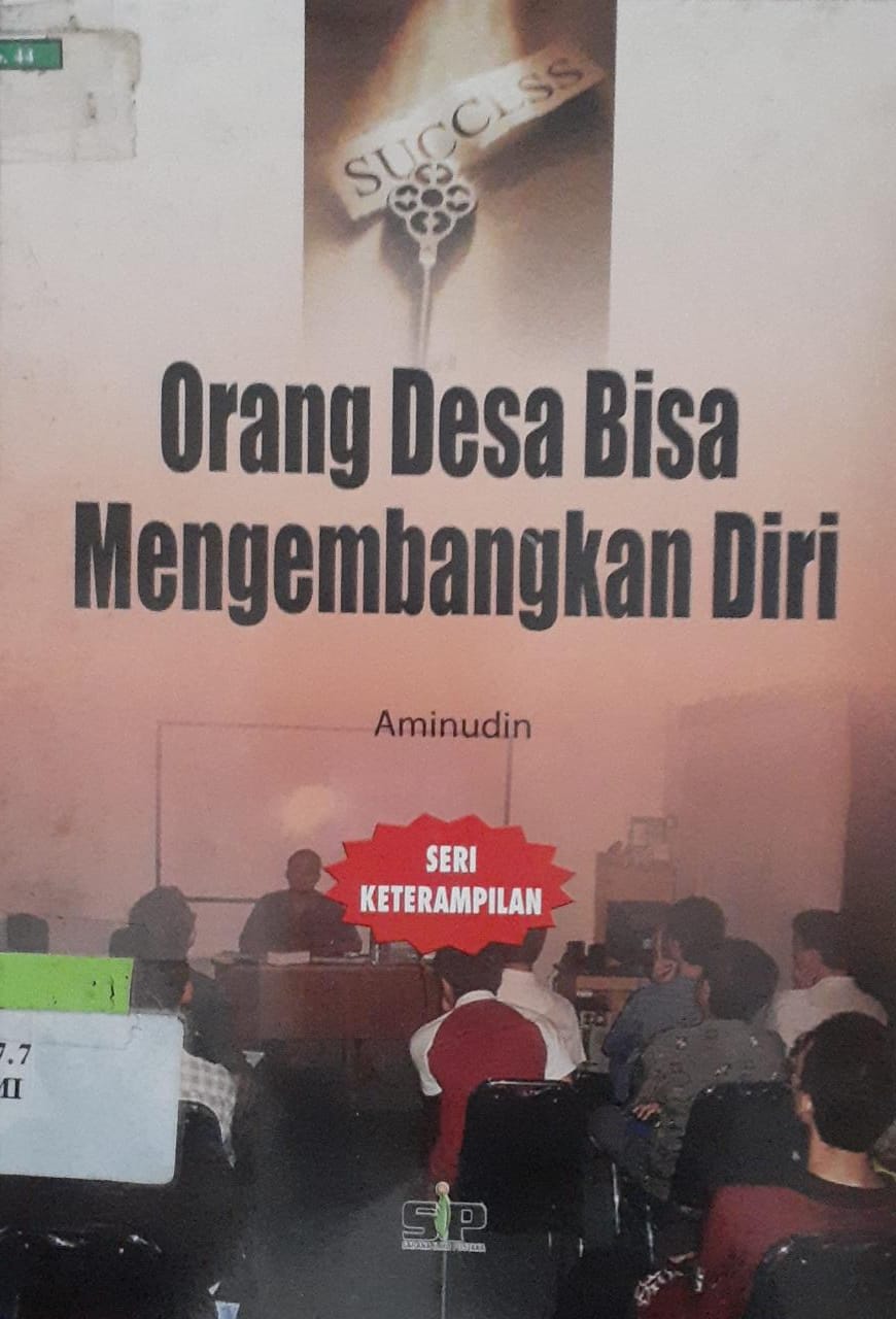 Sampul Orang desa bisa mengembangkan diri / Aminudin
