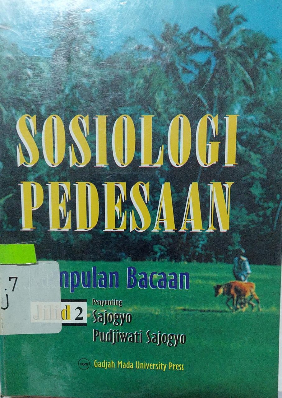 Sampul Sosiologi pedesaan :  kumpulan bacaan / Sajogyo; Pudjiwati Sajogyo
