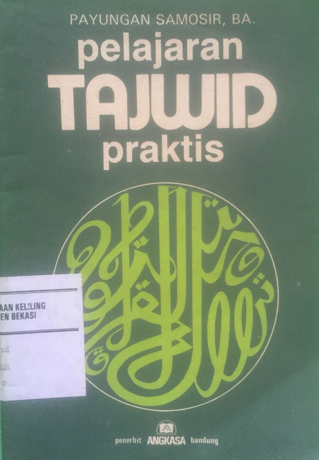 Sampul Pelajaran tajwid praktis / Payungan Samosir