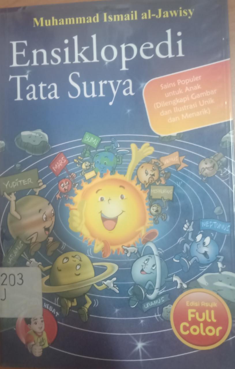 Sampul Ensiklopedi tata surya / Muhammad Ismail al-Jawisy ; penerjemah, Rusli dan Hamka ; editor, Munnal Hani'ah