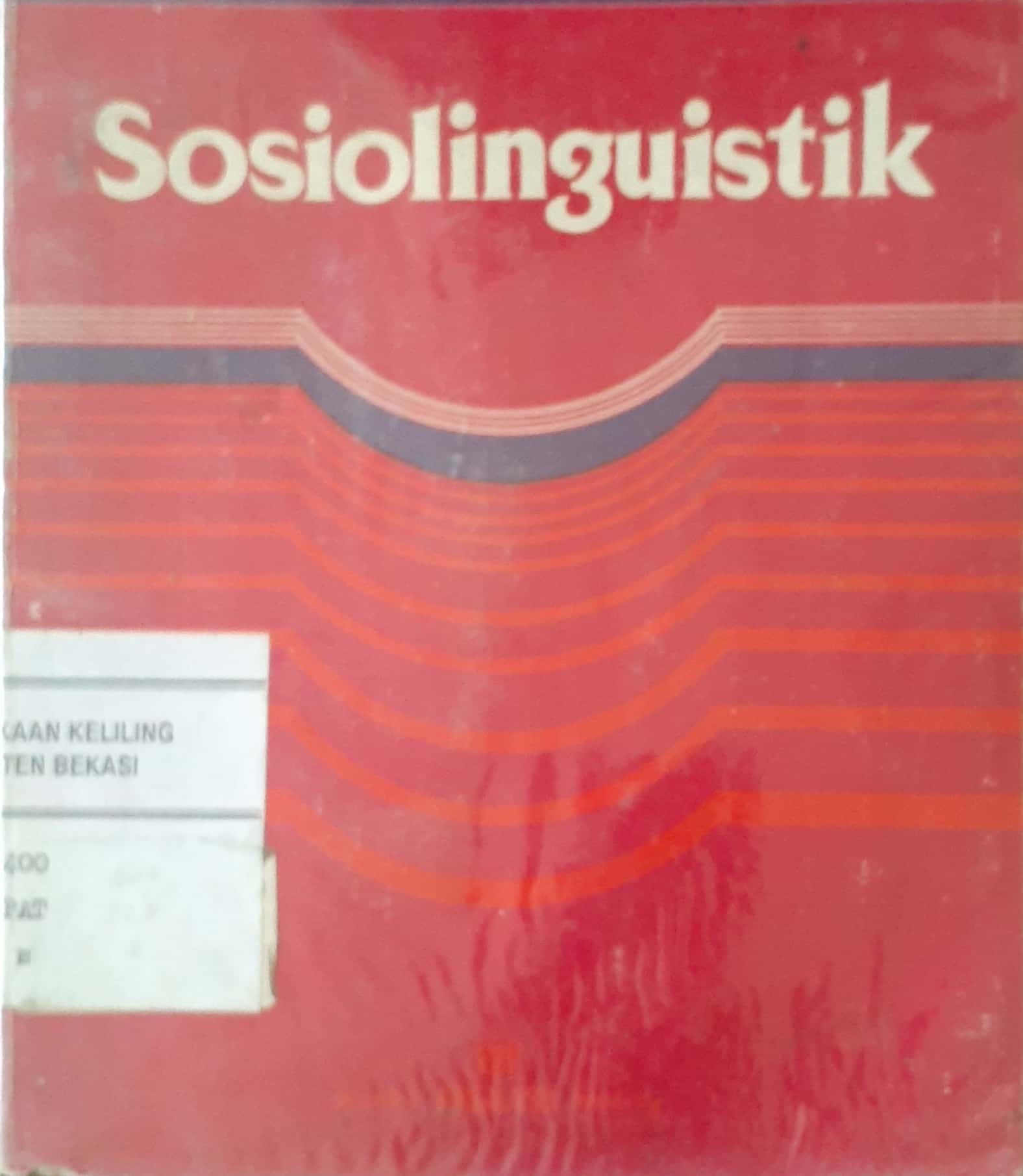 Cover Sosiolinguistik / I Nengah Suandi,