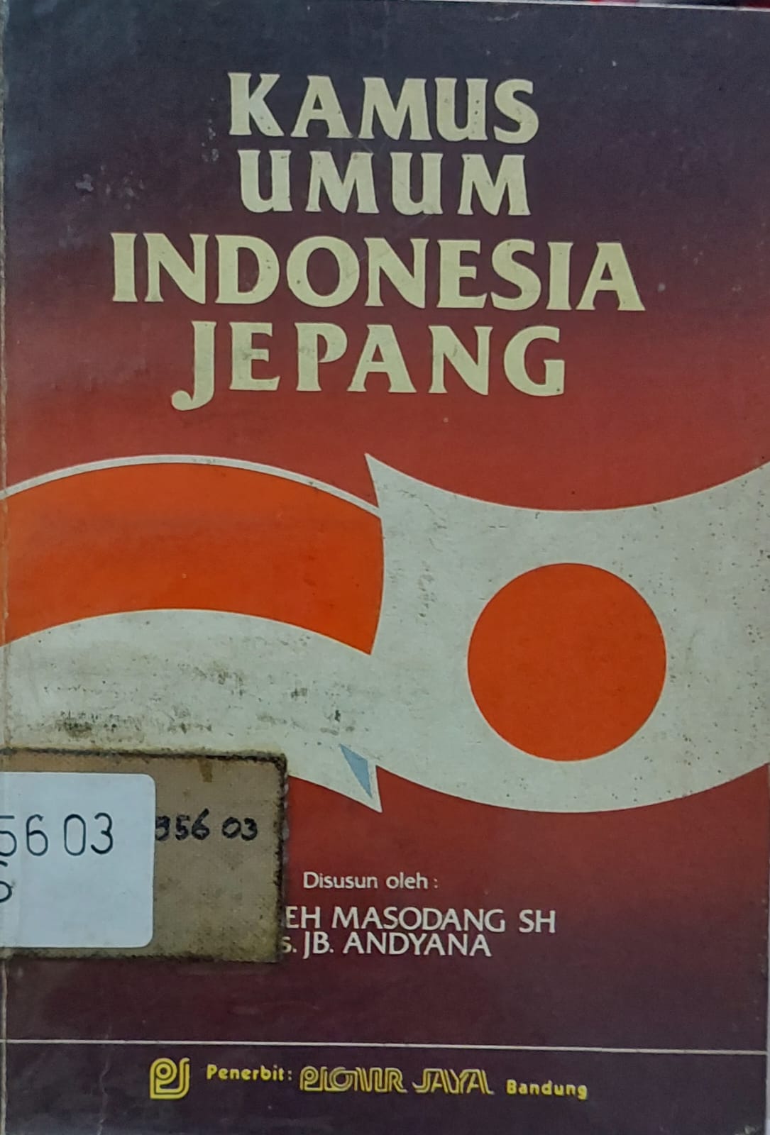 Cover Kamus Indonesia - Jepang / Saleh Masodang