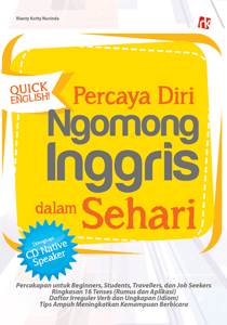 Sampul Percaya Diri Ngomong Inggris dalam Sehari / Rianty Kutty Nurinda