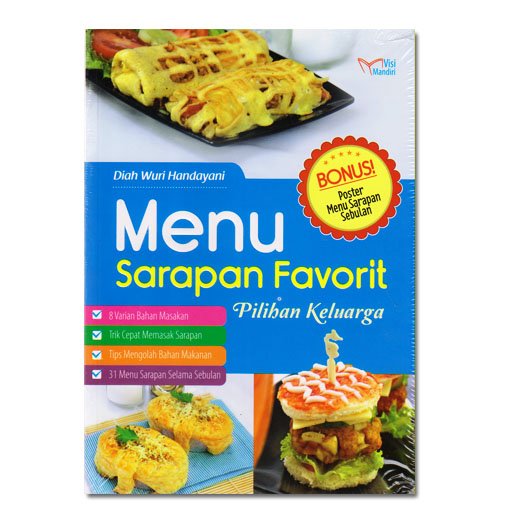 Sampul Menu Sarapan Favorit Pilihan Keluarga / Diah Wuri Handayani