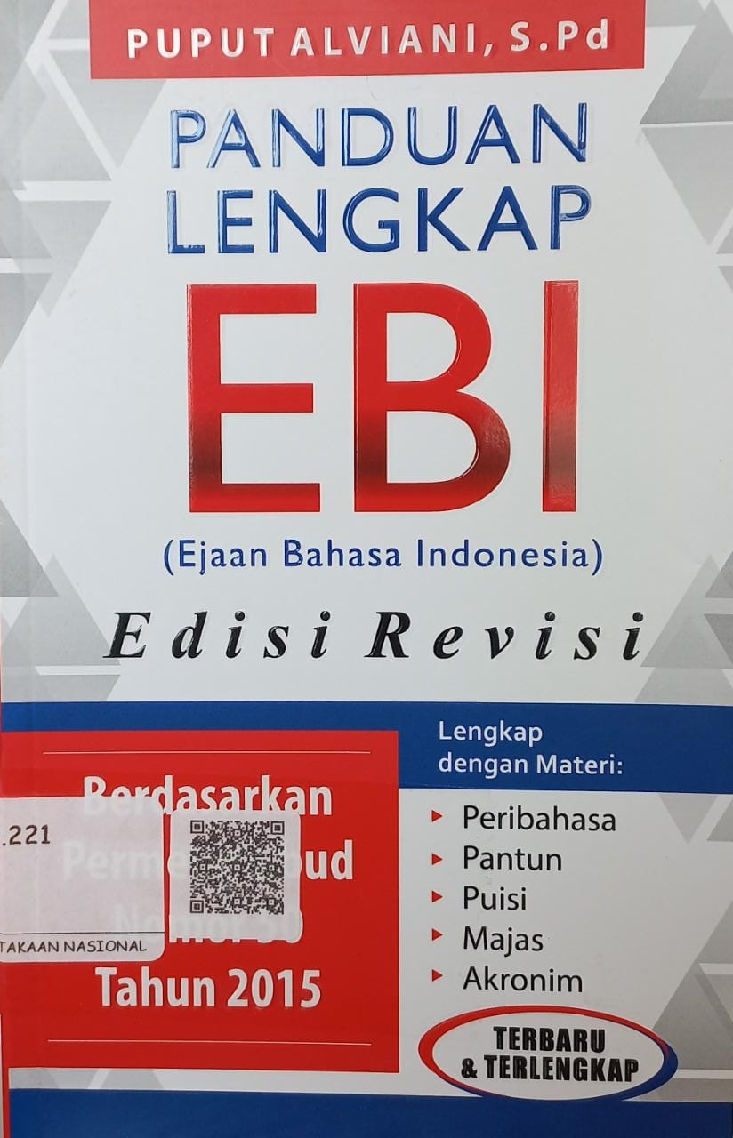 Sampul Panduan Lengkap EBI (Ejaan Bahasa Indonesia) / Puput Alviani