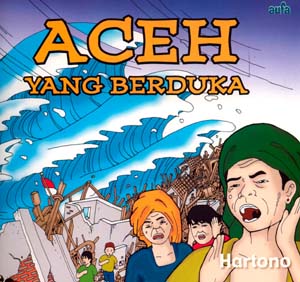 Cover Aceh yang berduka / Hartono