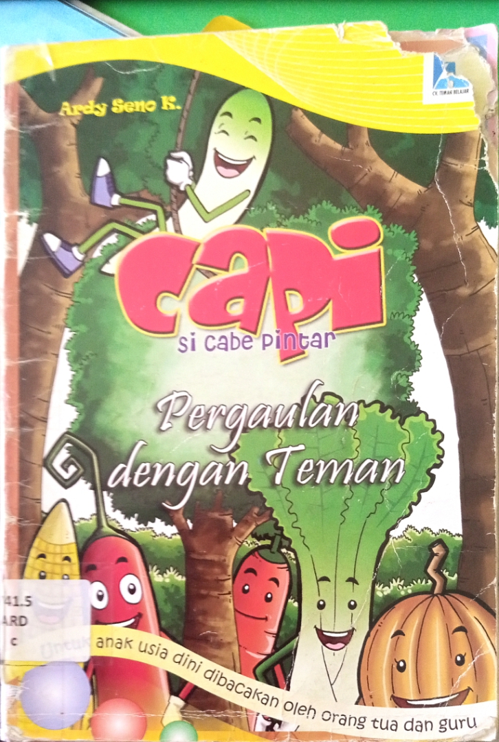 Sampul Capi Si cabai pintar: Pergaulan dengan teman / ardy seno k