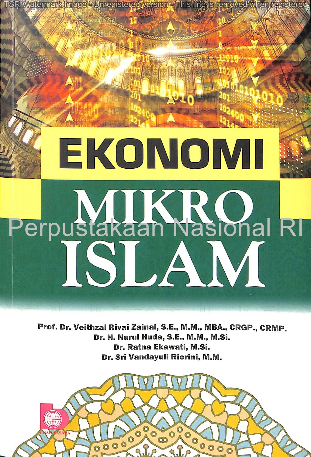 Cover Ekonomi mikro Islam / Veithzal Rivai Zainal