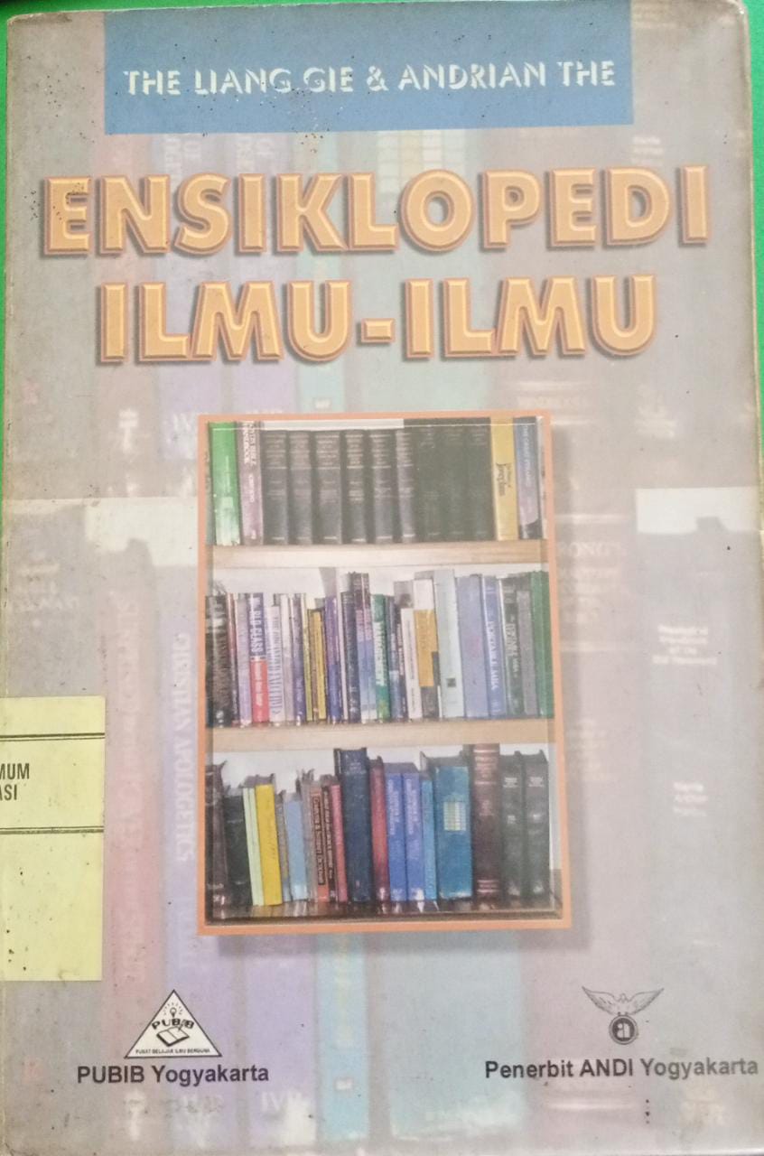 Sampul Ensiklopedi ilmu - ilmu / the liang gie