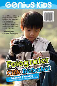 Sampul Fotografer cilik berbakat / Michael Teodric