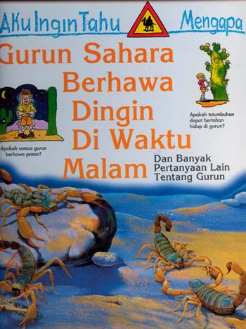Cover Gurun sahara berhawa dingin di waktu malam :  dan banyak pertanyaan lainnya tentang gurun / Gaff Jackie