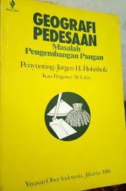 Cover Georgafi Pedesaan :  Masalah Pengembangan Pangan / Jurgen H. Hohnholz