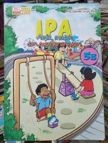 Cover IPA asyik, mudah, dan menyenangkan 5B / Surya Yohanes