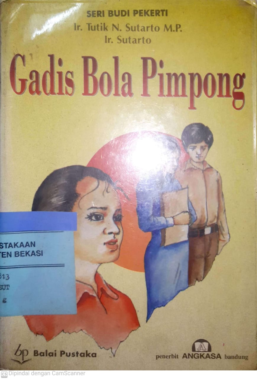 Cover gadis bola pimgpong / Tutik N. Sutarto, Sutarto