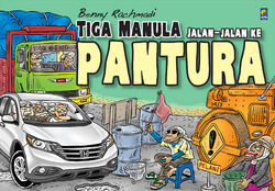 Sampul TIGA MANULA JALAN-JALAN KE PANTURA / BENNY RACHMADI