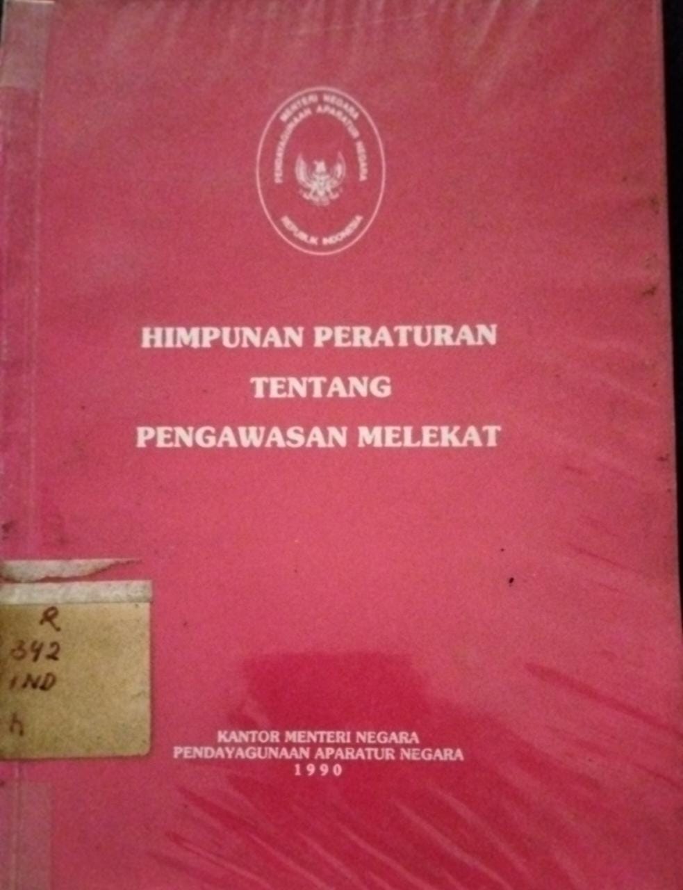 Sampul Himpunan Peraturan Tentang Pengawasan Melekat
