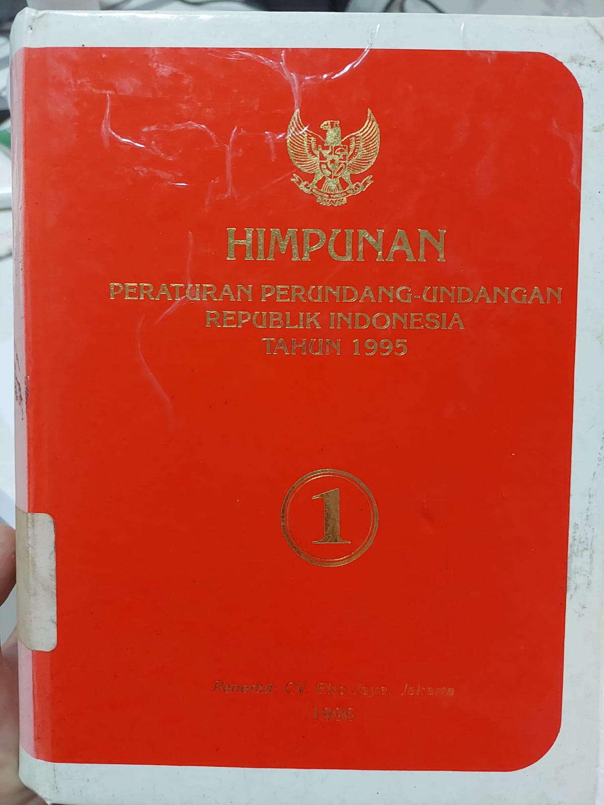 Cover Himpunan Peraturan Perundang-Undangan Republik Indonesia Tahun 1995 Jilid 1