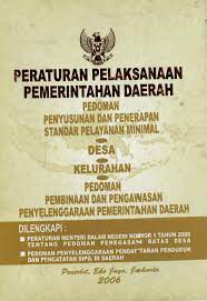 Sampul Peraturan pelaksanaan pemerintah daerah