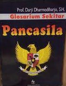 Sampul Glosarium sekitar pancasila / Darji Dharmodiharjo