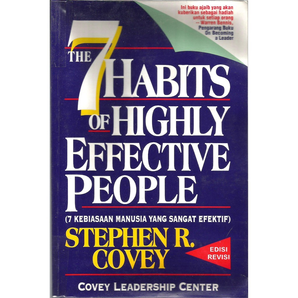 Cover 7 Kebiasaan Manusia yang Sangat Efektif / Covery, Stephen R