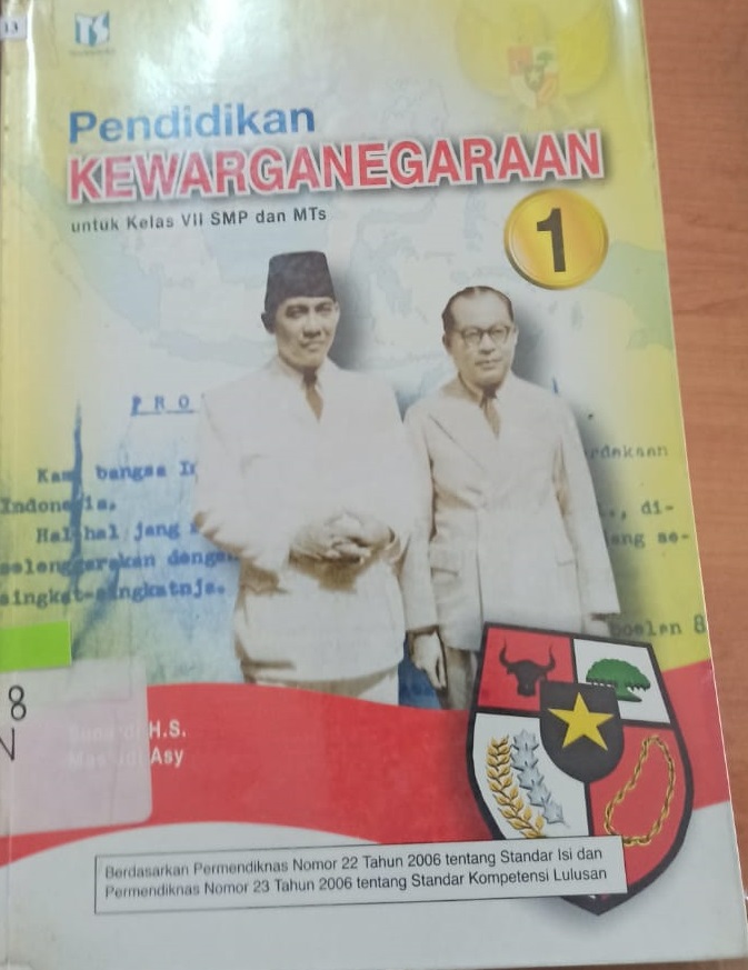 Sampul PENDIDIKAN KEWARFANEGARAAN 1 / SUNARDI