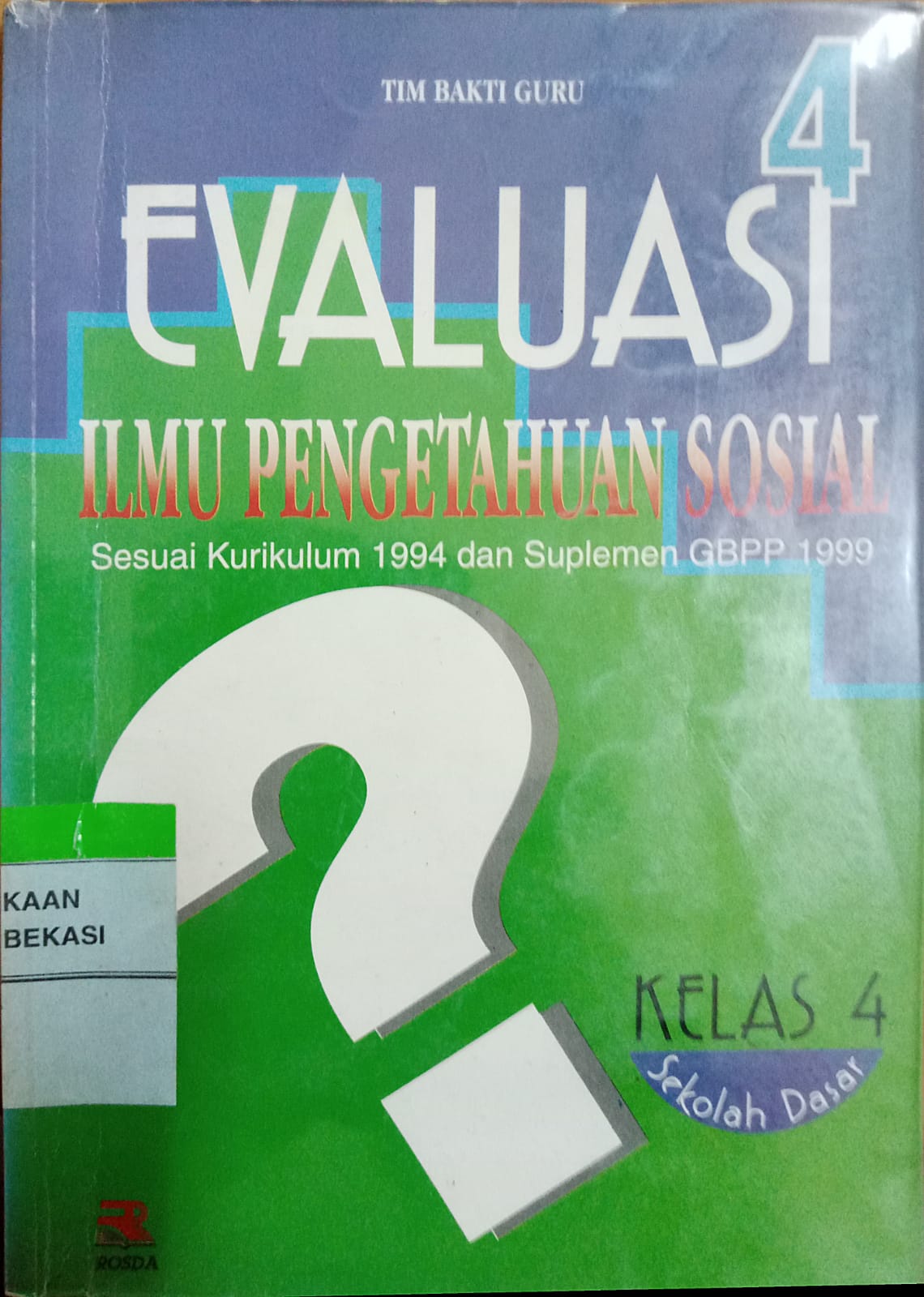 Sampul Evaluasi Ilmu pengetahuan sosial 4 / Muhammad