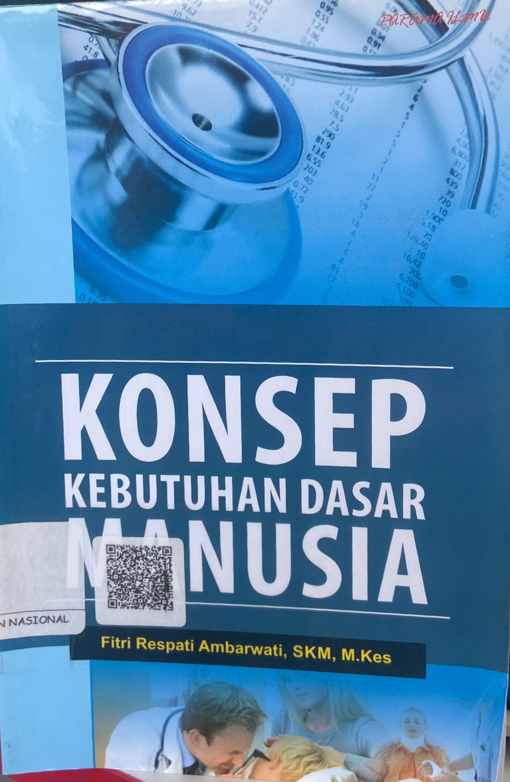Sampul Konsep kebutuhan dasar manusia / Fitri respati ambarwati, SKM, M.Kes