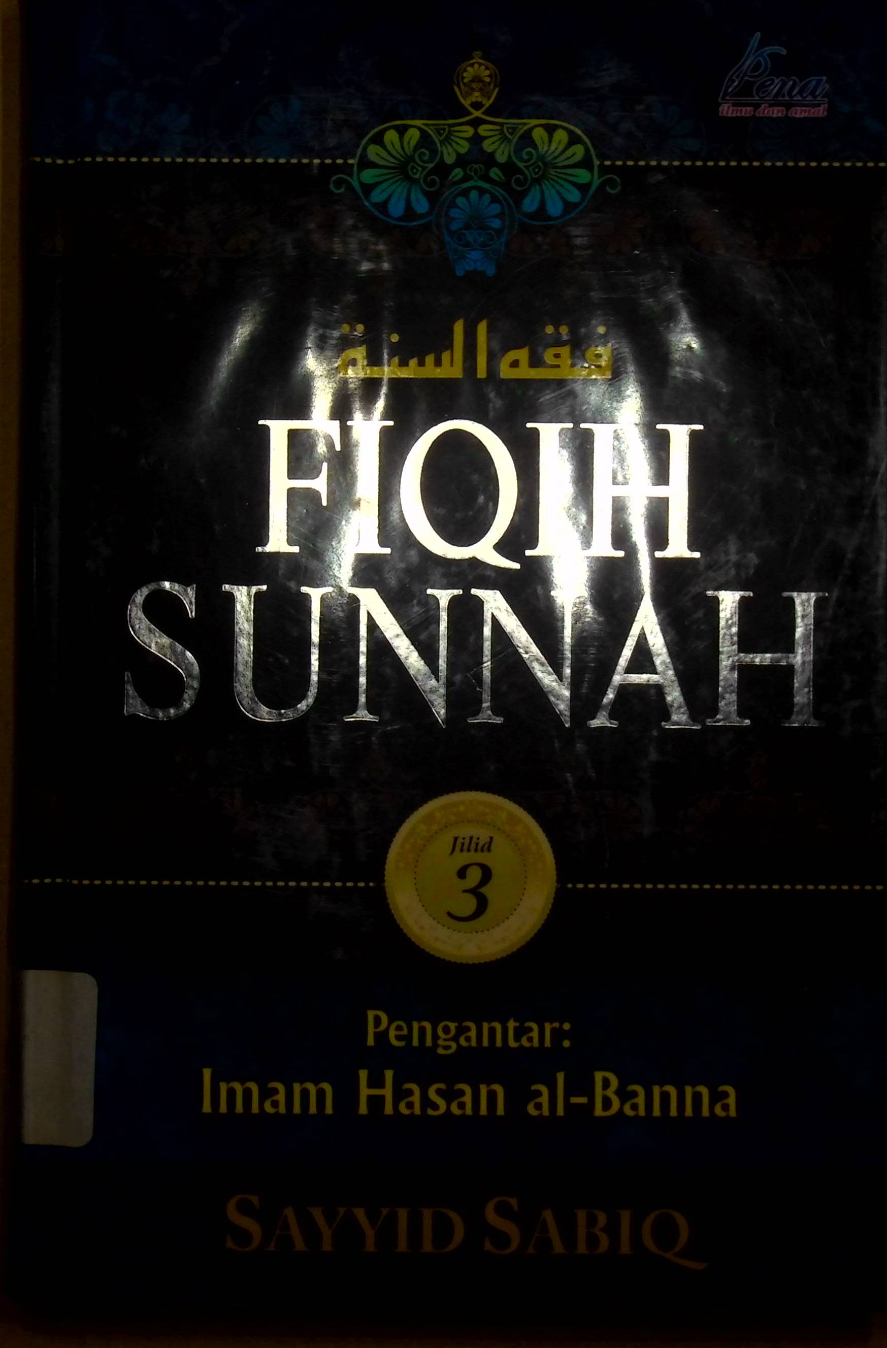 Sampul Fiqih Sunnah Jilid 3 / Sayyid Sabiq