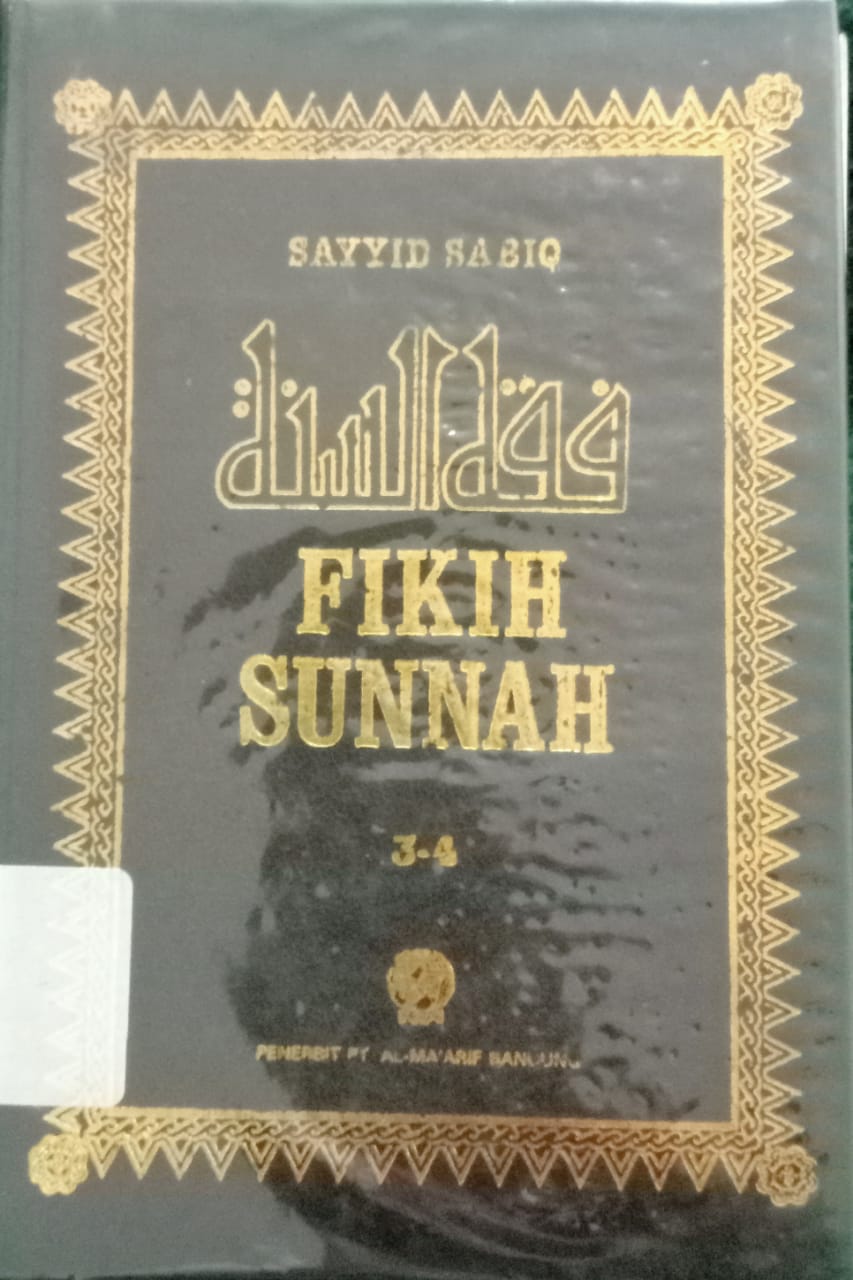 Sampul Fikih sunnah 3-4 / Sayyid sabiq