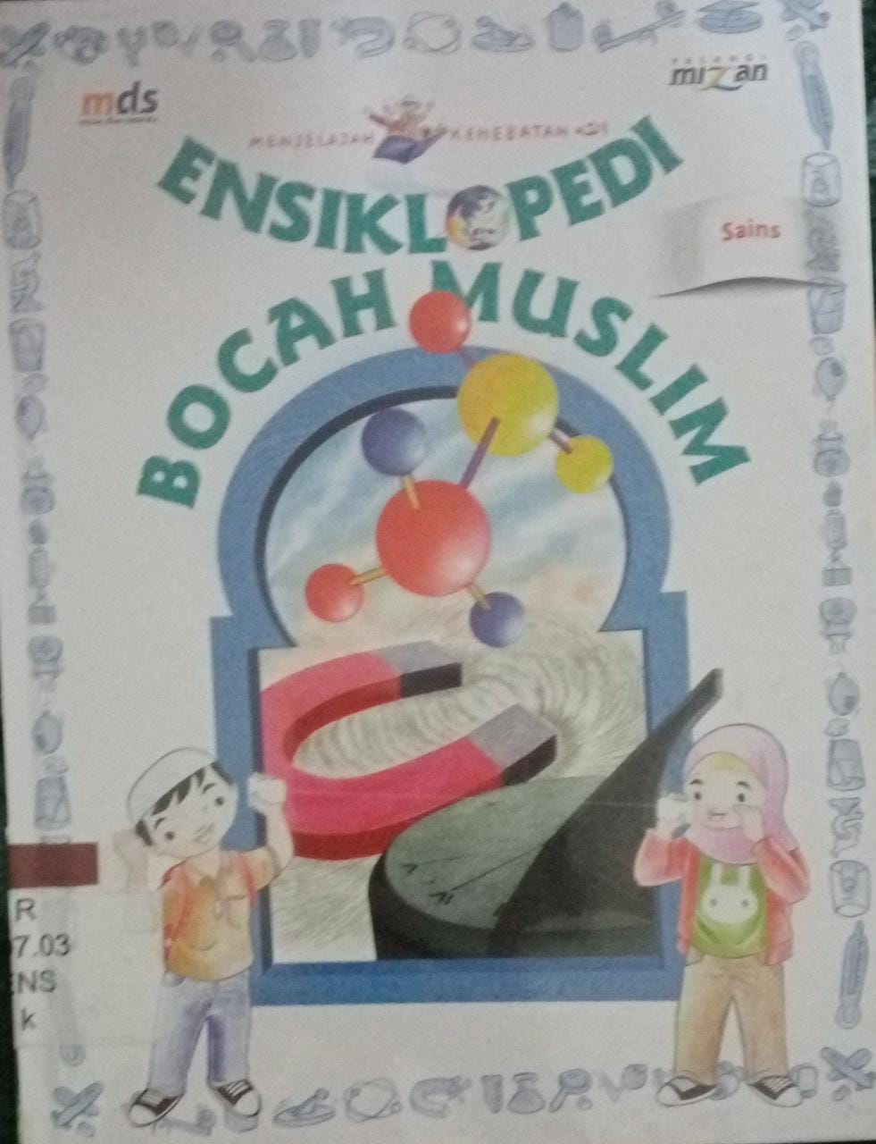 Sampul Ensiklopedi Bocah Muslim Sains / Irfan Amalee