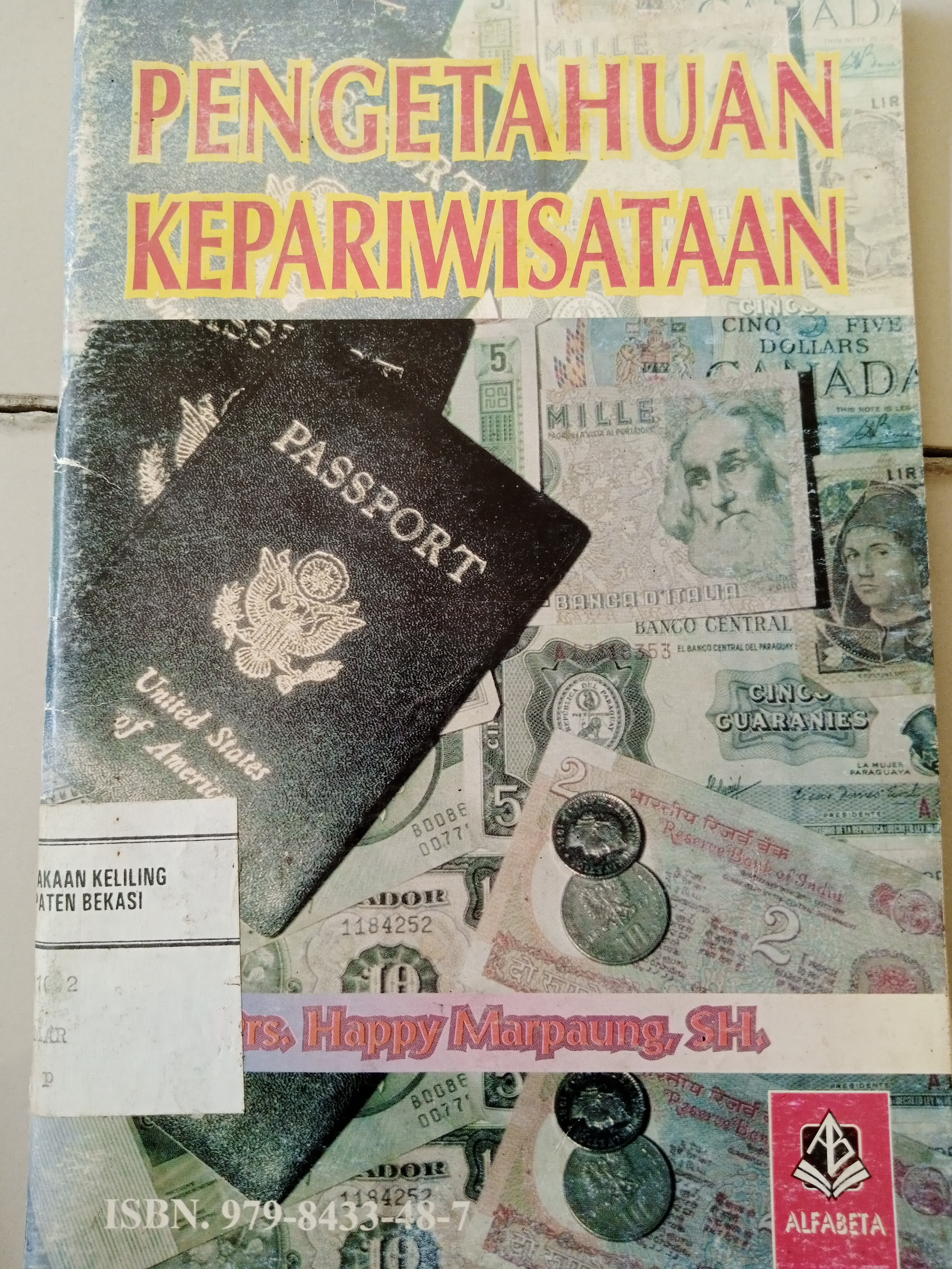Sampul Pengetahuan kepariwisataan / happy marpaung