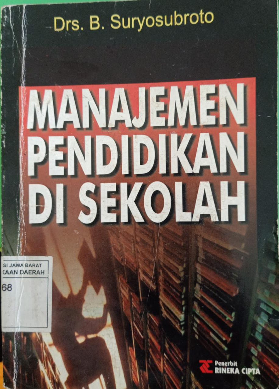 Sampul Manajemen pendidikan di sekolah / Suryosubroto