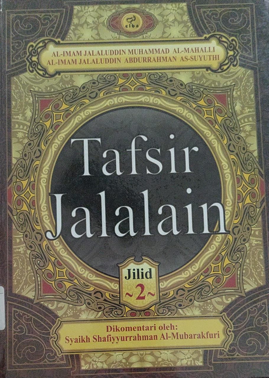 Cover Tafsir Jalalain Jilid 2 / Al-imam Jalaluddin Muhammad bin Ahmad bin Muhammad Al-Mahalli