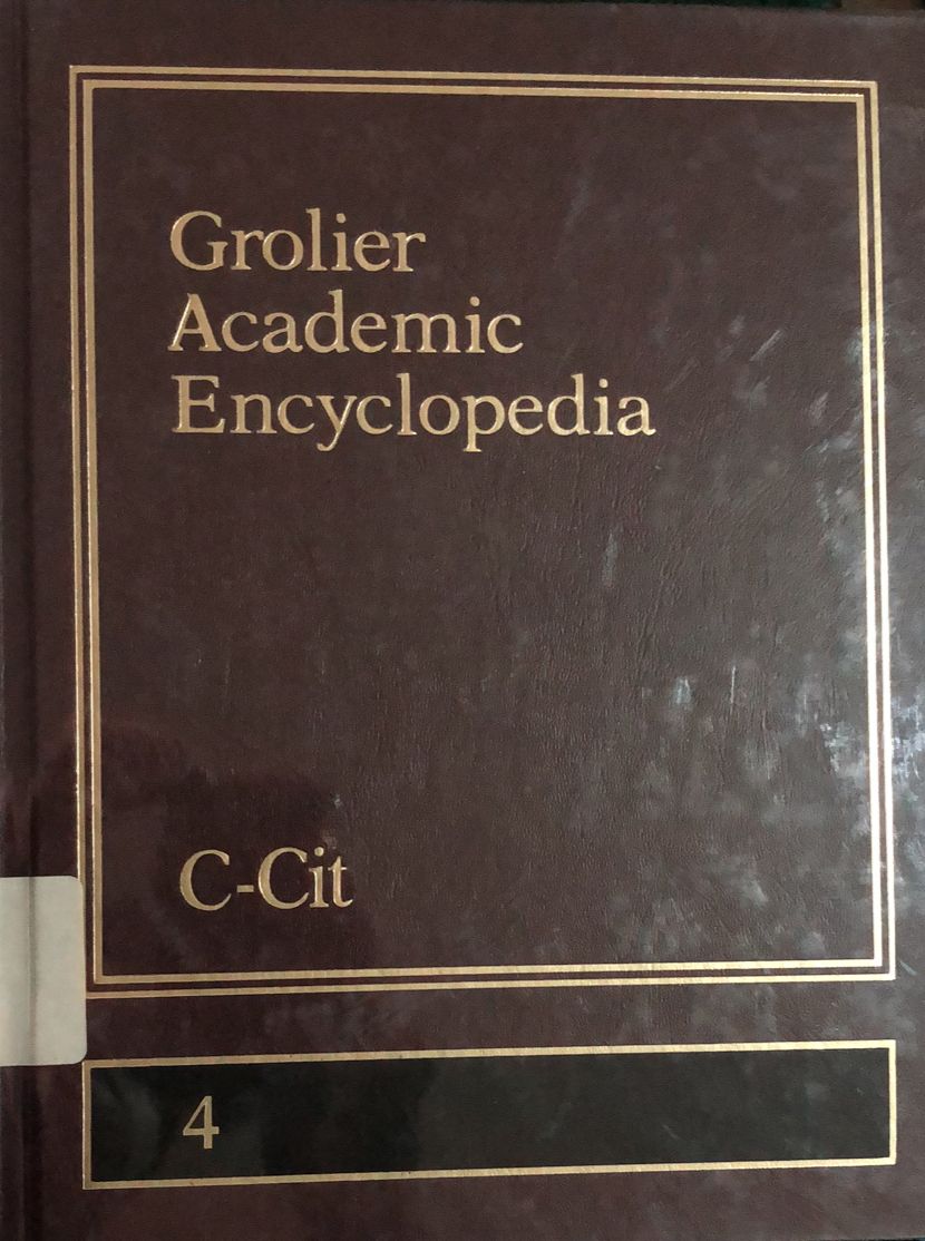 Cover Grolier Academic Encyclopedia 4