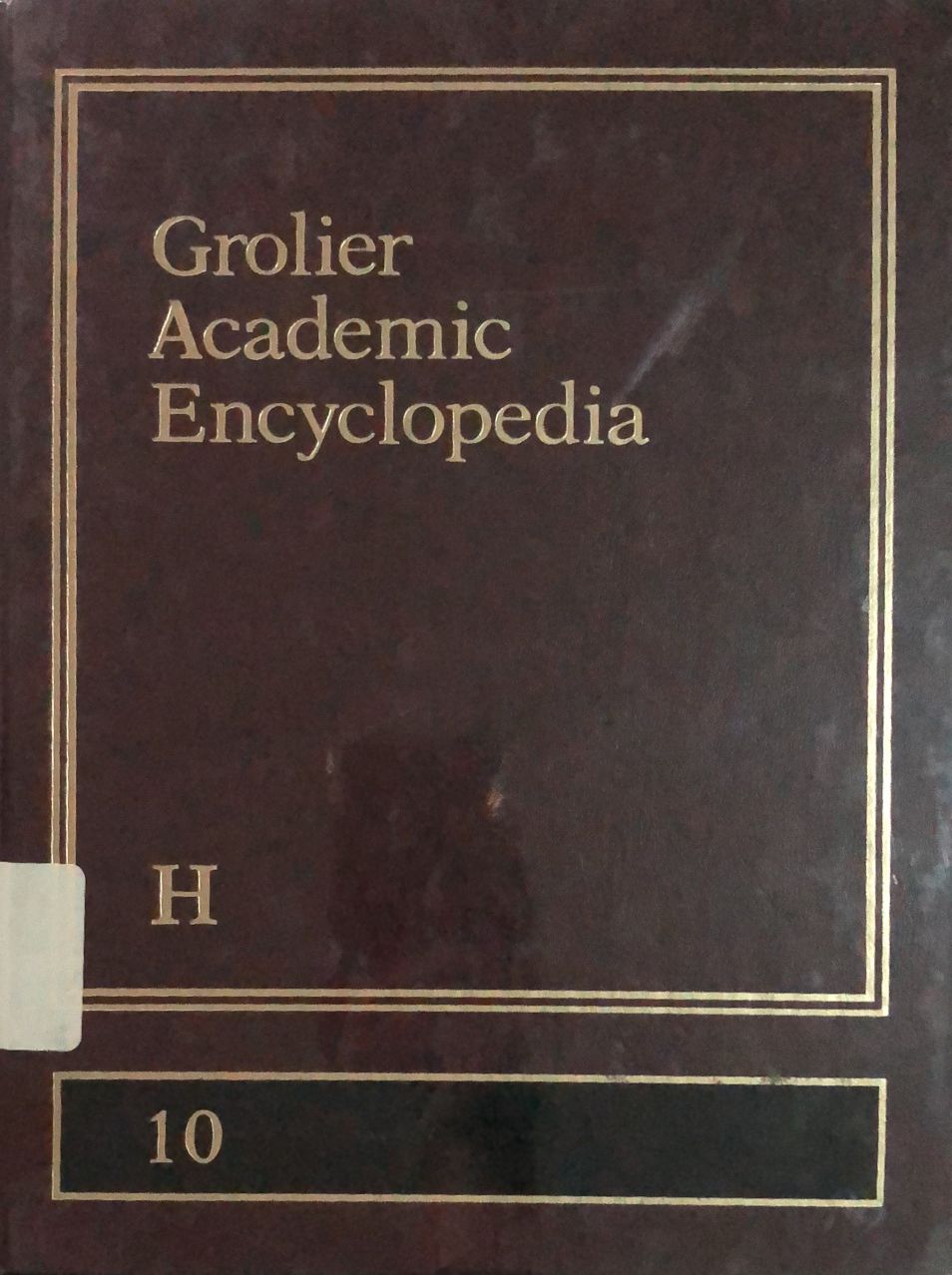 Cover Grolier Academic Encyclopedia 10