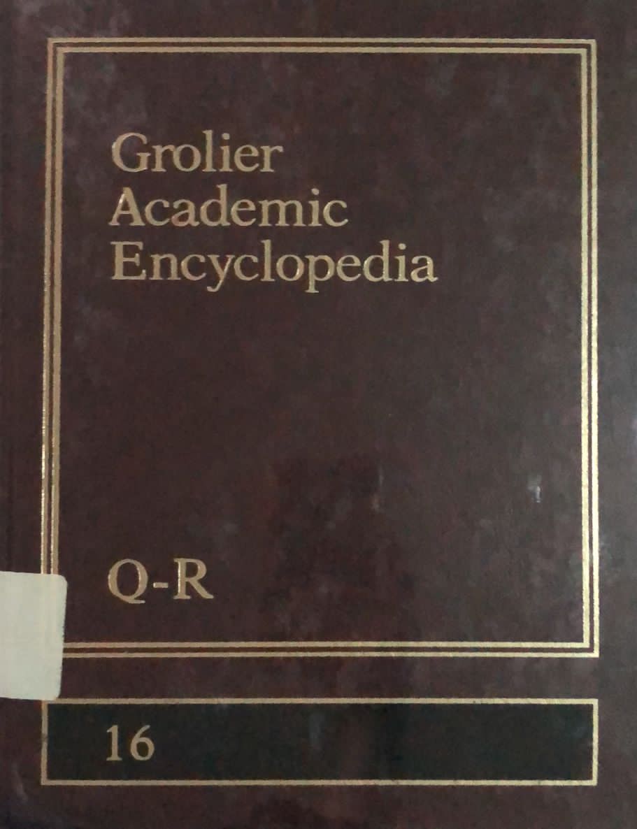 Cover Grolier Academic Encyclopedia 16