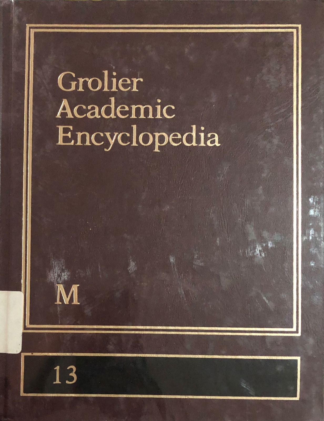 Cover Grolier Academic Encyclopedia 13