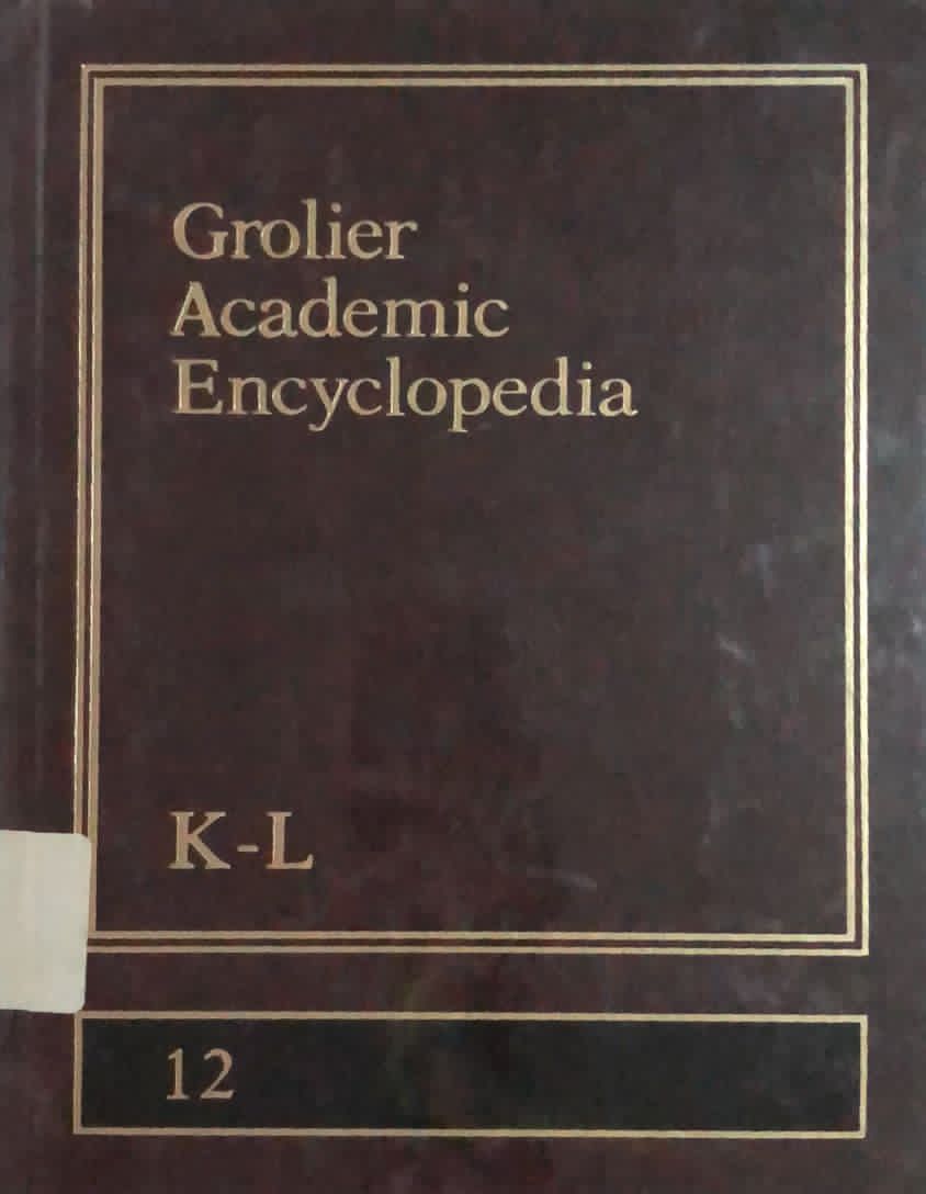 Cover Grolier Academic Encyclopedia 12
