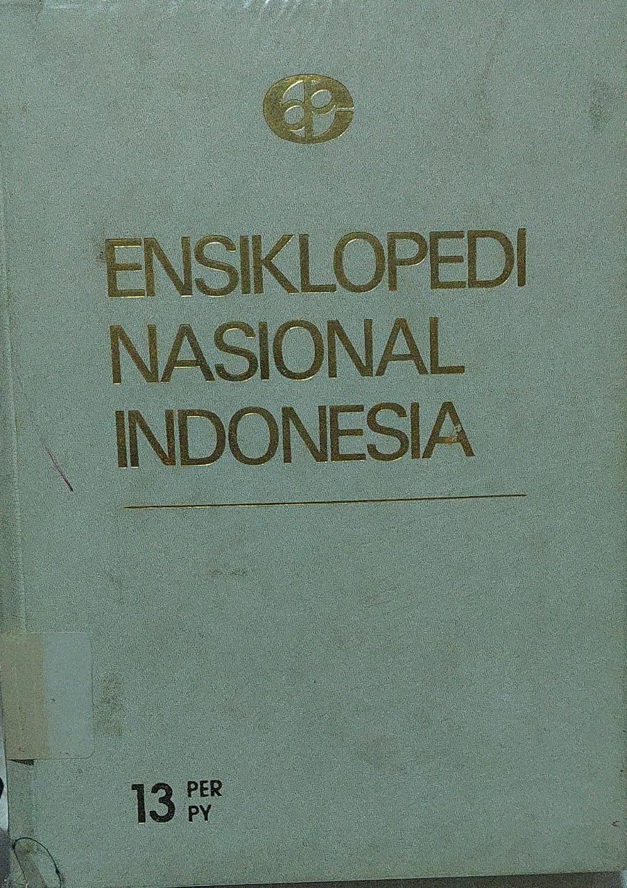 Sampul Ensiklopedi Nasional Indonesia Jilid 13