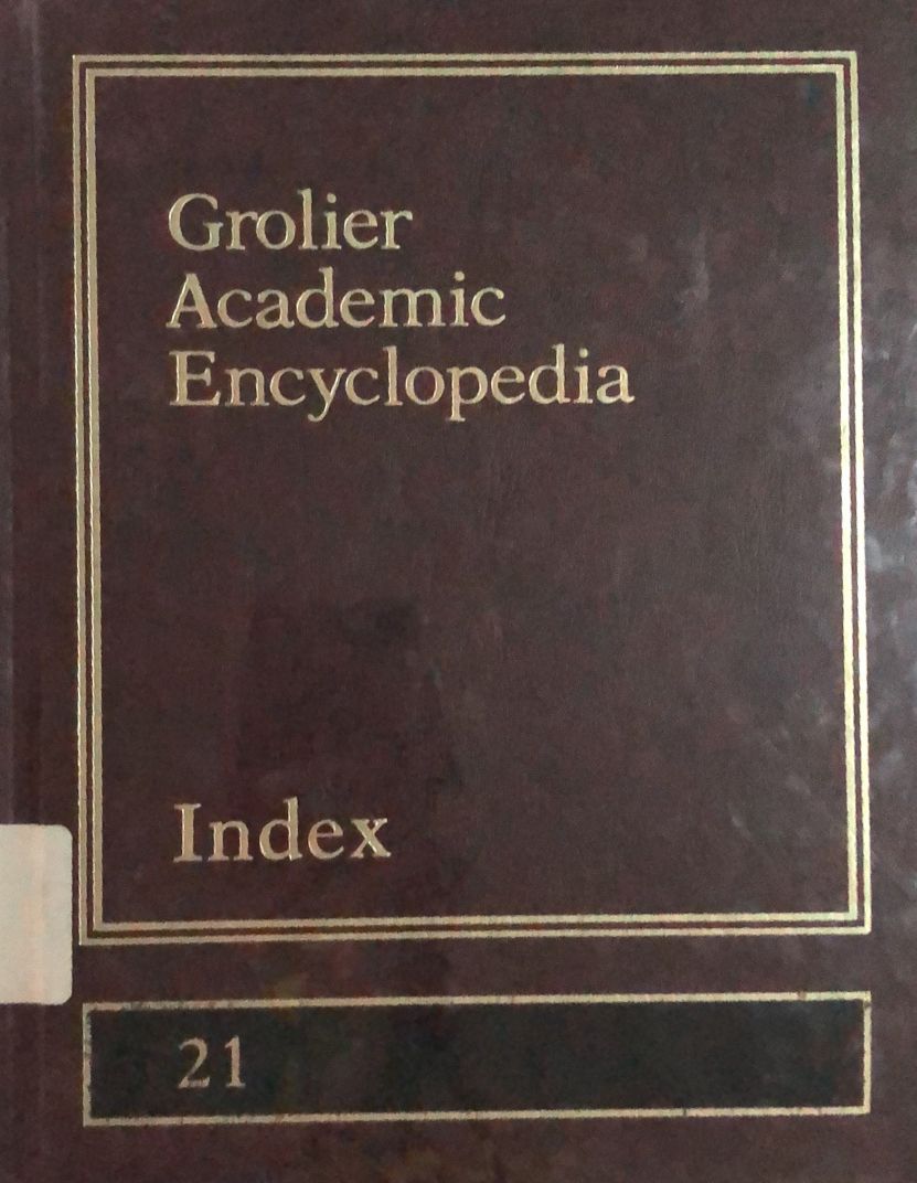 Cover Grolier Academic Encyclopedia 21