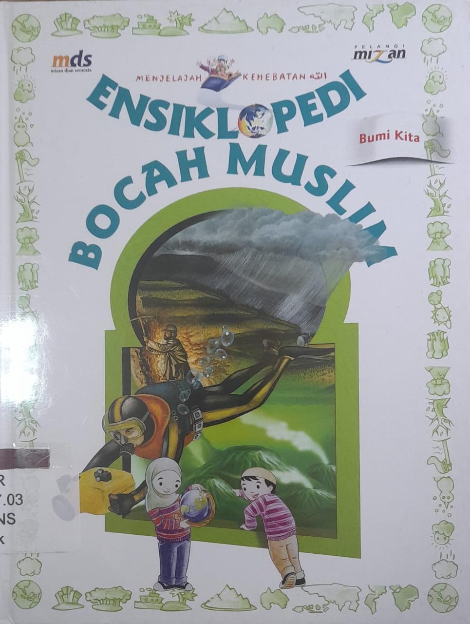 Sampul Ensiklopedia Bocah Muslim Bumi Kita / Irfan Amalee