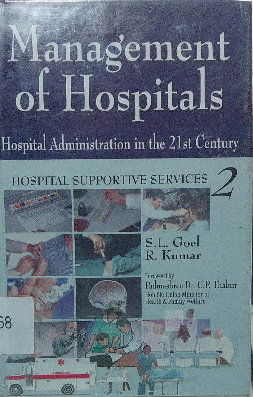 Sampul Management Of Hospitals 2 :  Hospital Administration in The 21st Century, Hospital Supportive Service