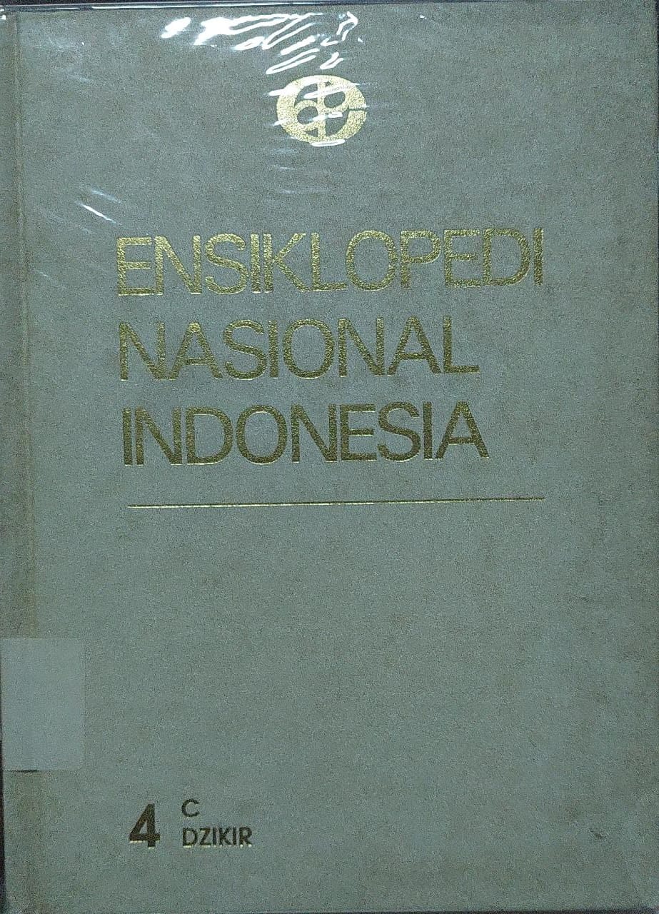 Sampul Ensiklopedi Nasional Indonesia Jilid 4