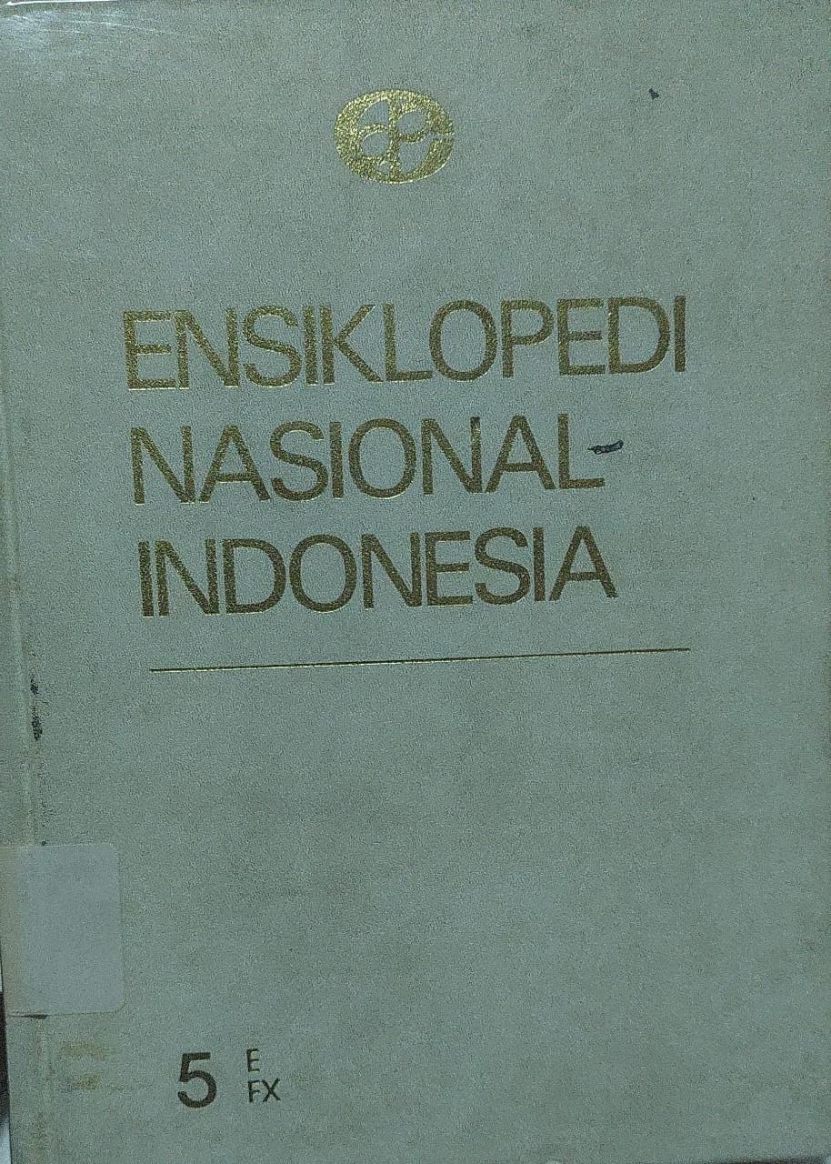 Sampul Ensiklopedi Nasional Indonesia Jilid 5