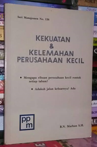 Sampul Kekuatan & kelemahan perusahaan kecil / Marbun