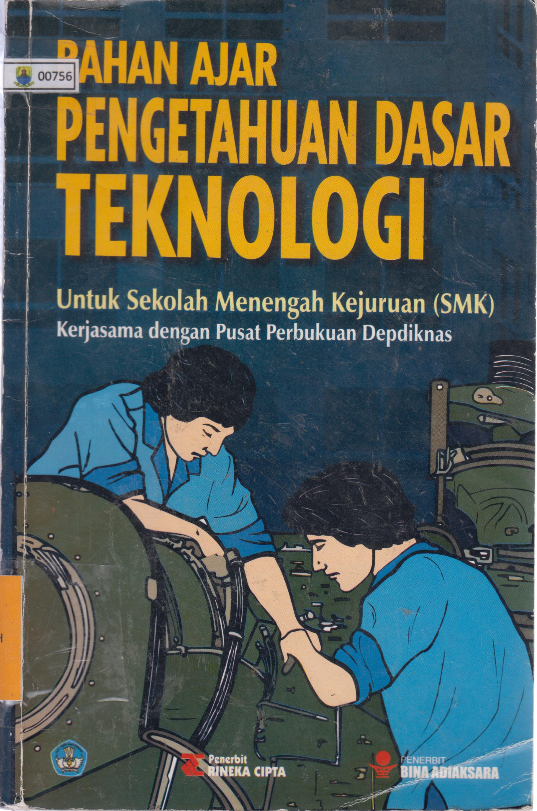 Cover Bahan ajar pengetahuan dasar teknologi / Bahan
