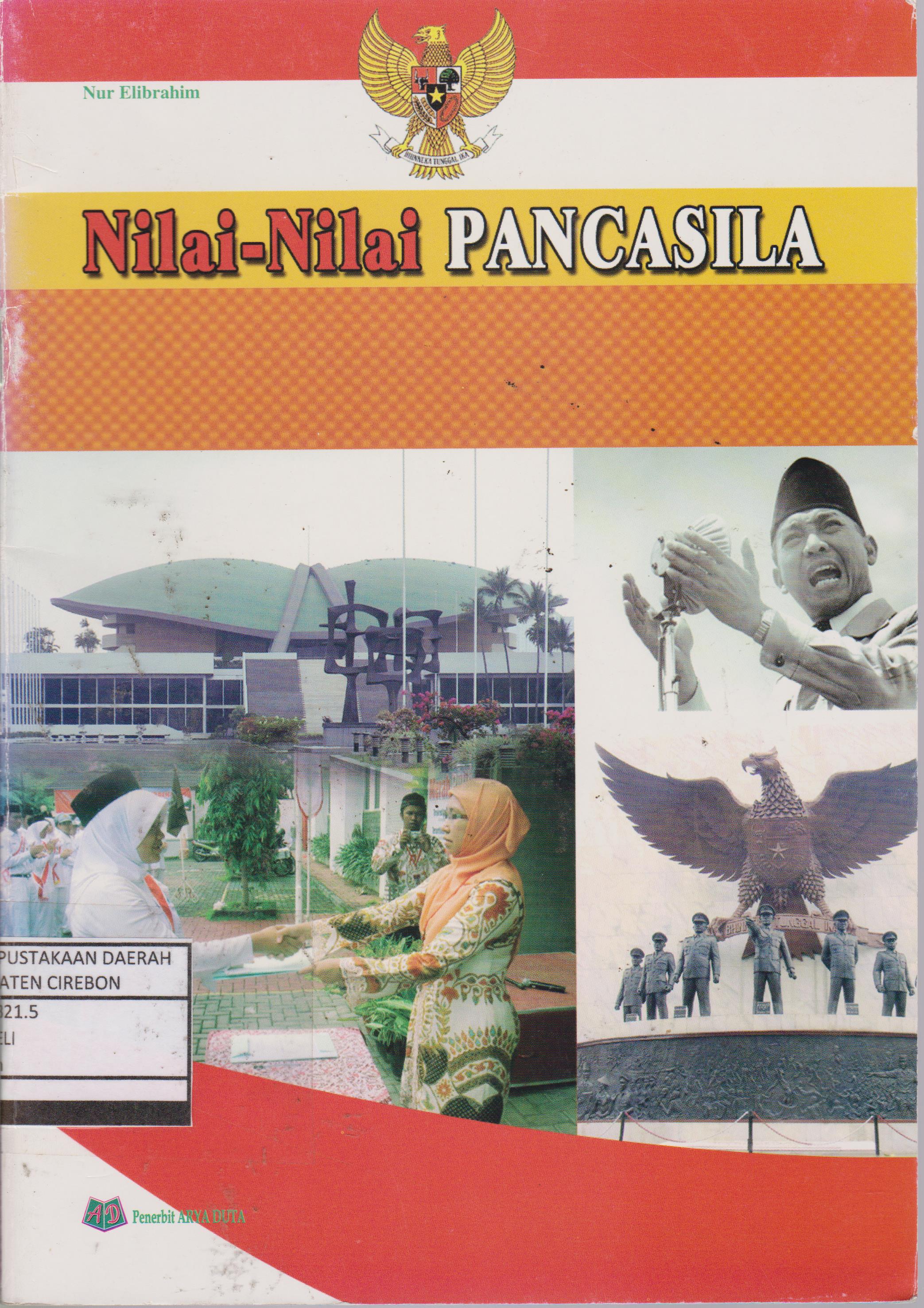 Sampul Nilai-nilai Pancasila / Nur elibrahim
