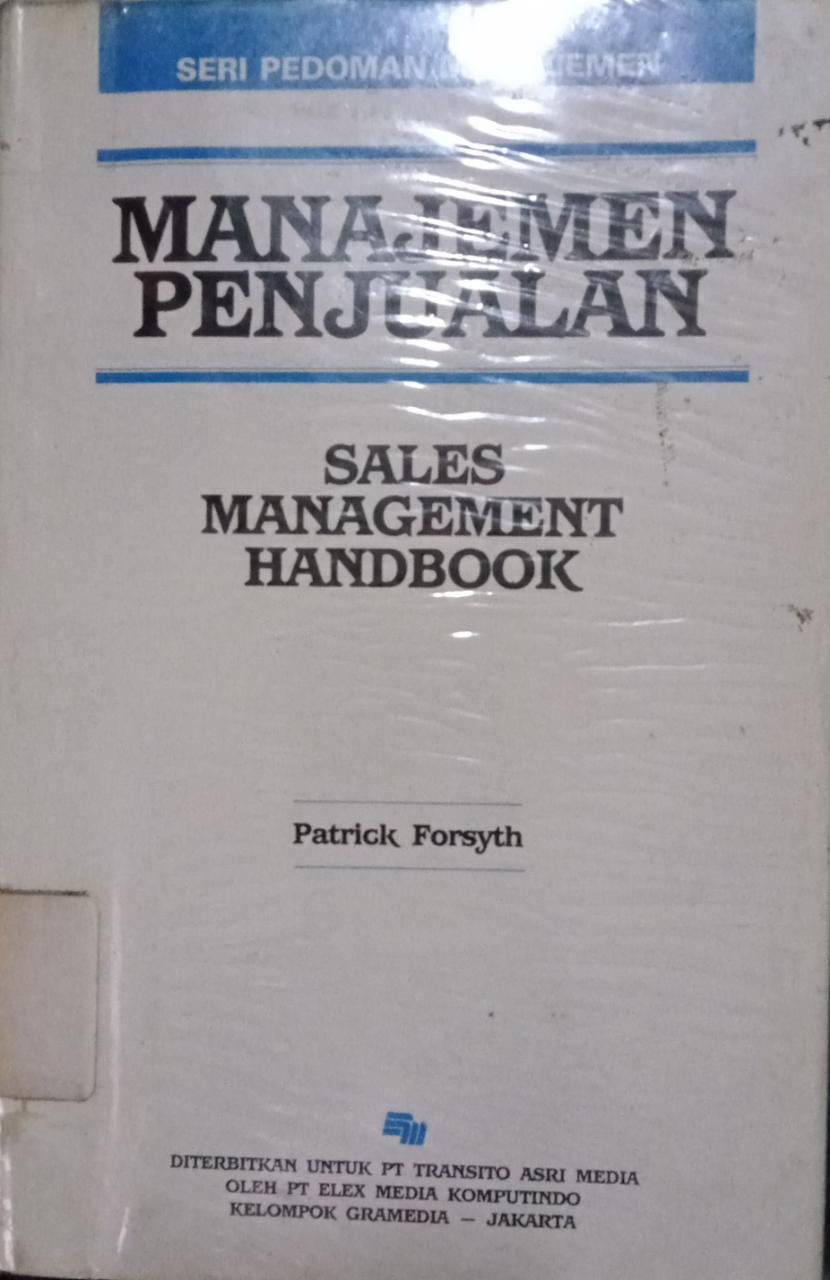 Sampul Manajemen Penjualan / Forsyth Patrick