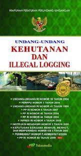 Sampul Undang-undang kehutanan dan ilegal logging