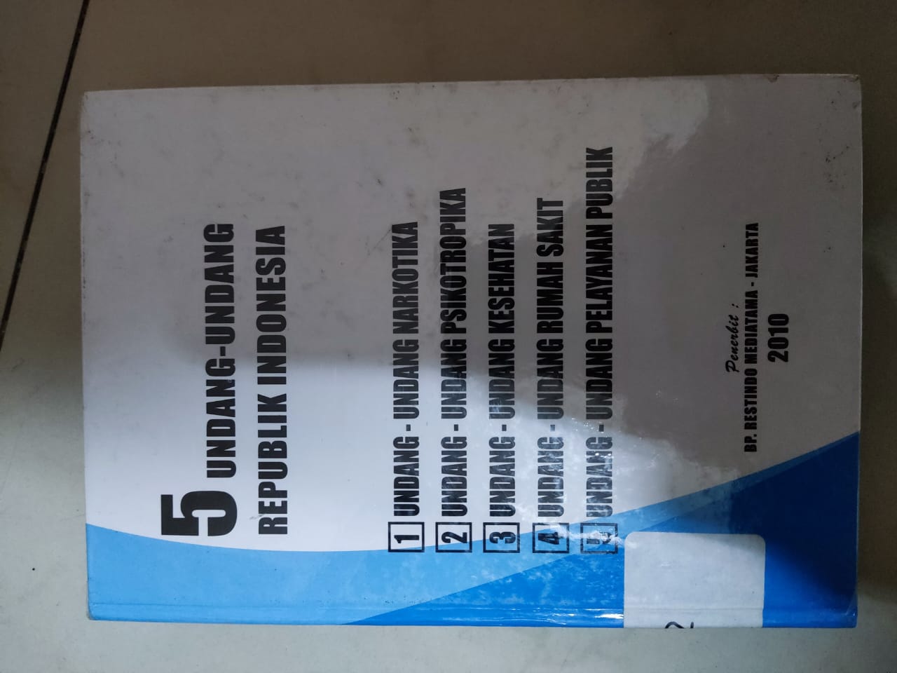 Cover 5 Undang-undang republik indonesia